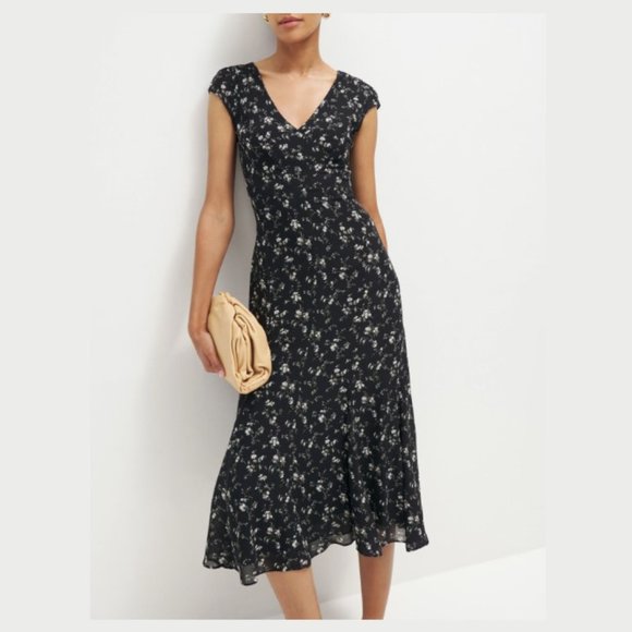 Reformation * Baden Dress * Black - Picture 4 of 10